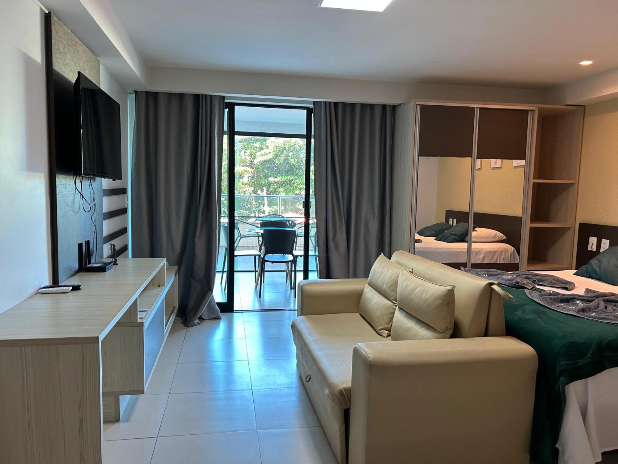 Tabatinga Flat - Beira Mar Aparthotel Conde  Bagian luar foto