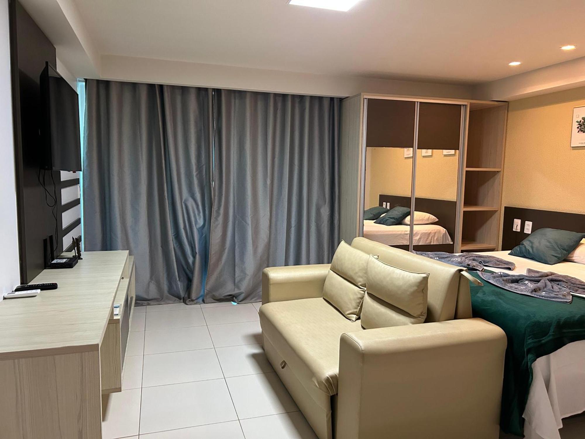 Tabatinga Flat - Beira Mar Aparthotel Conde  Bagian luar foto