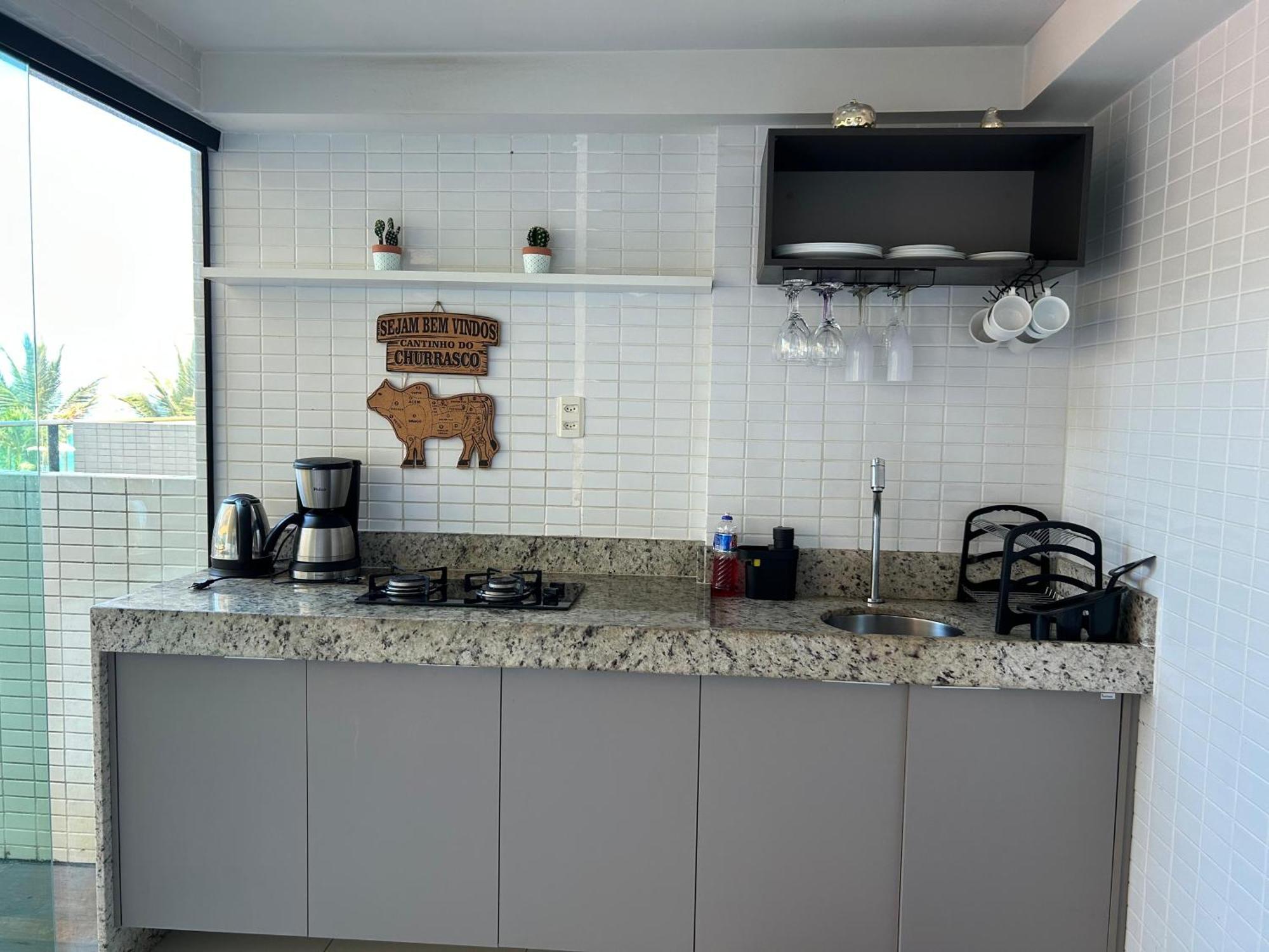 Tabatinga Flat - Beira Mar Aparthotel Conde  Bagian luar foto